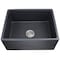 Nantucket Sinks 23-Inch Farmhouse Fireclay Sink with Matte Black Finish FCFS2418S-MatteBlack - alternate 7
